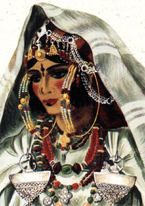 Femme juive des Beni-Sbih, Maroc