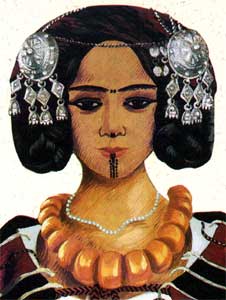 Femme des Aït Morrhad, Maroc