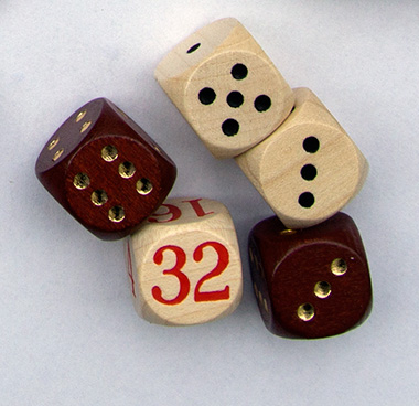 Marketerie Spielstein für Backgamonon